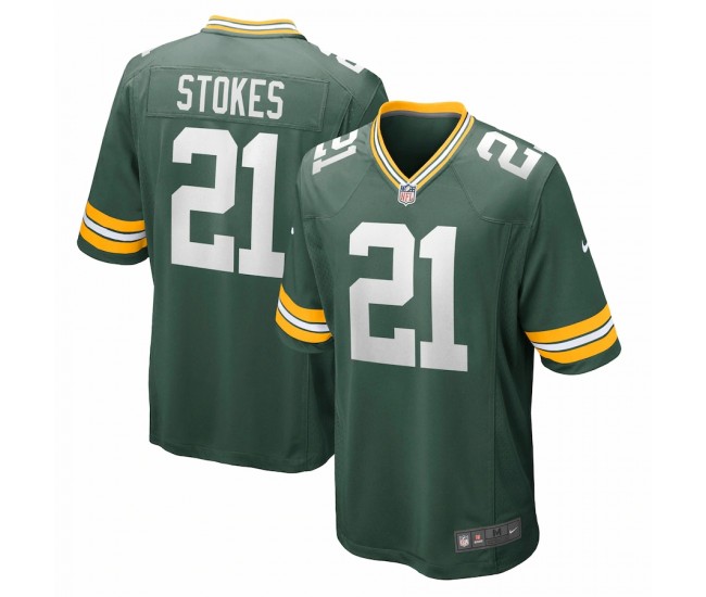 Green Bay Packers Eric Stokes Men's Nike Green Game Jersey